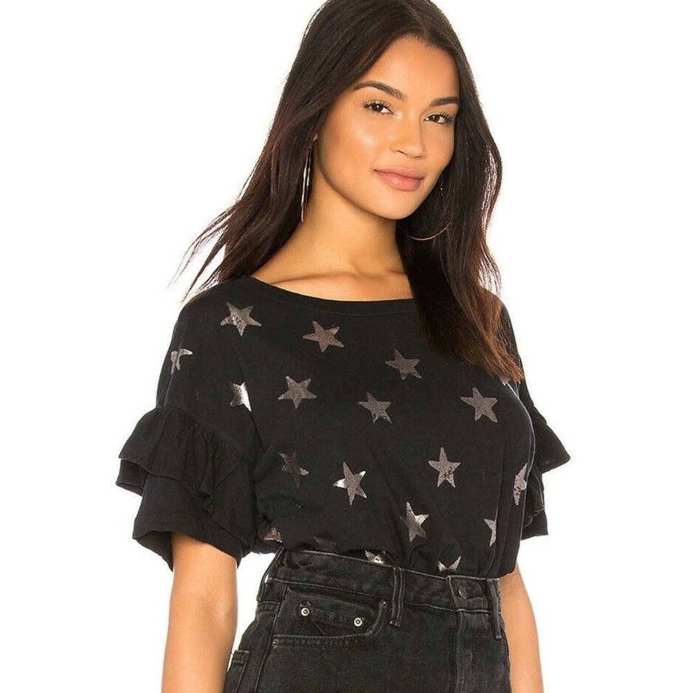 [Current Elliott] Ruffle Roadie Tee